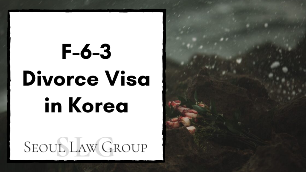 F63 divorce visa korea